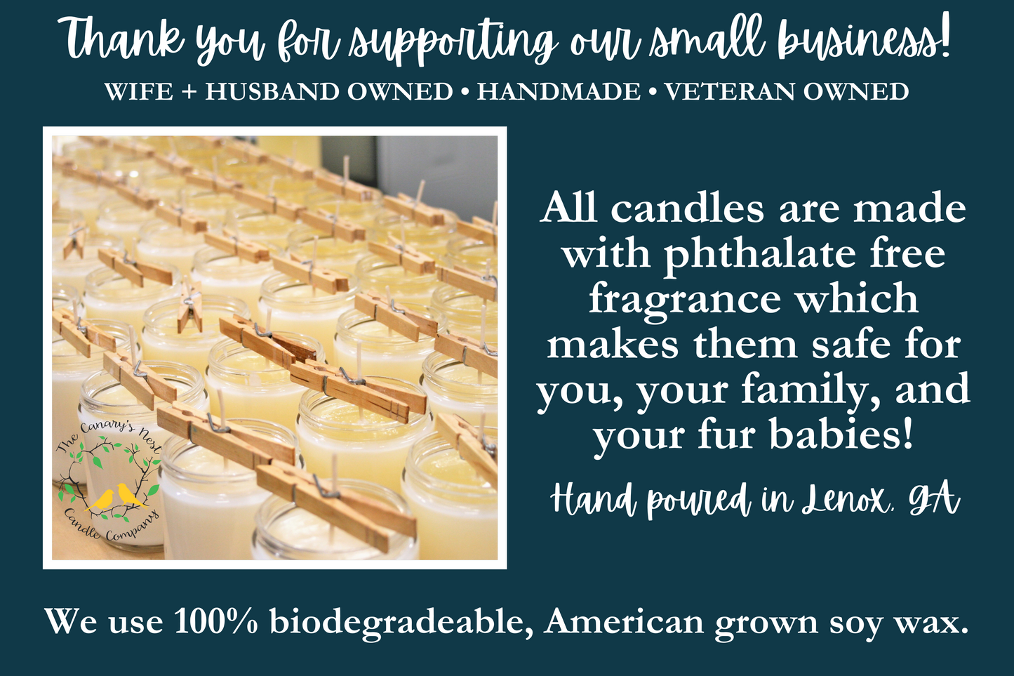 Personalized Photo Candle, Choose Your Size/Scent