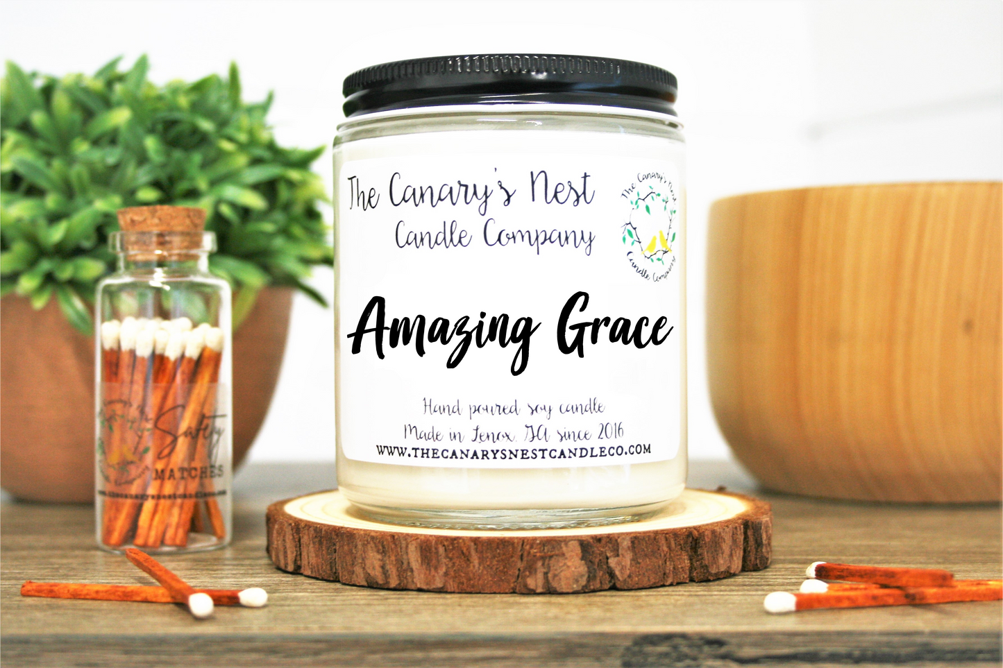 Amazing Grace Scented Soy Candle