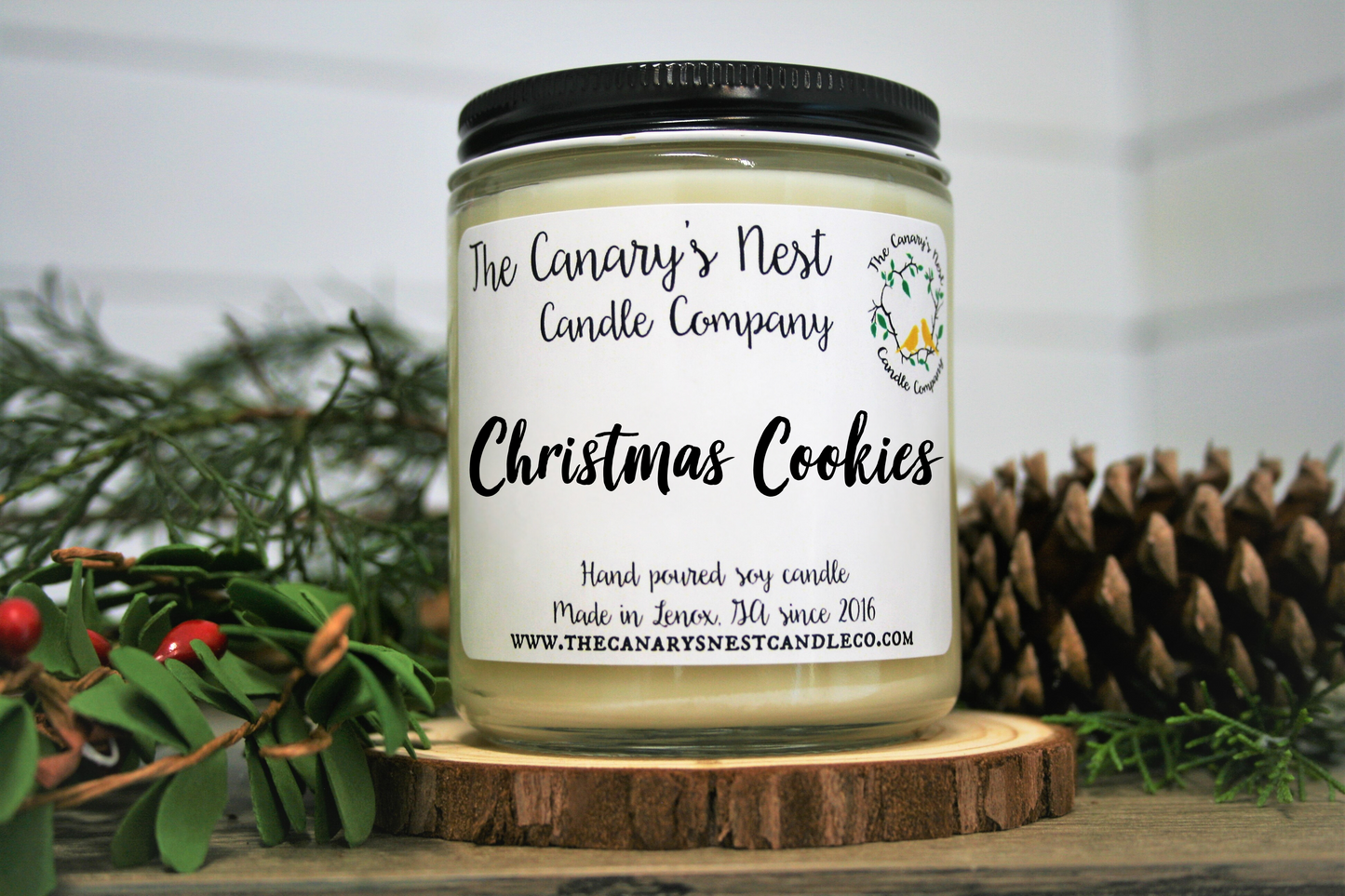 Christmas Cookies Scented Soy Candle, Choose Your Size