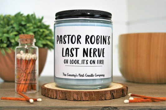Pastor's Last Nerve Candle, Choose Your Scent/Size