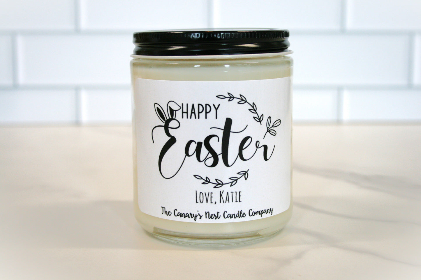 Happy Easter Candle, Soy Candle, Choose Your Scent/Size