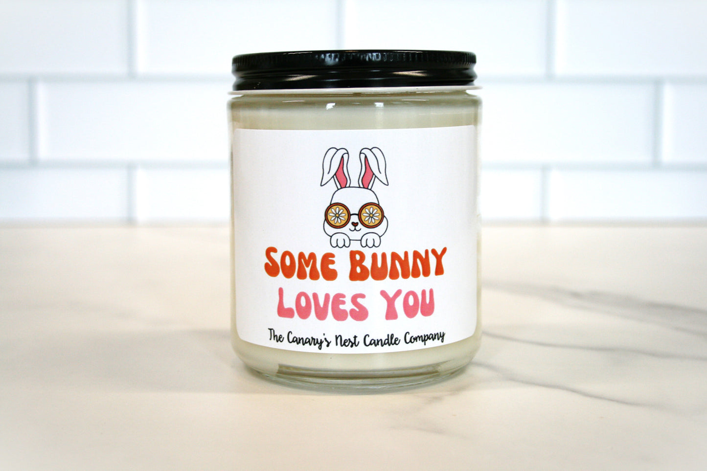 Some Bunny Loves You Candle