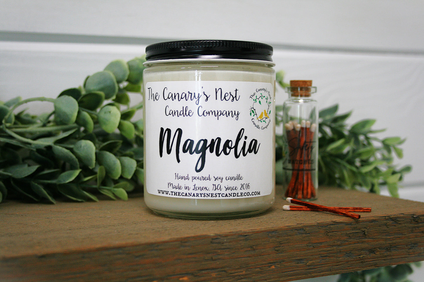 Magnolia Scented Soy Candle