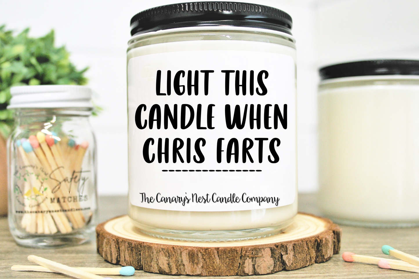 Personalized Light When Farts Candle