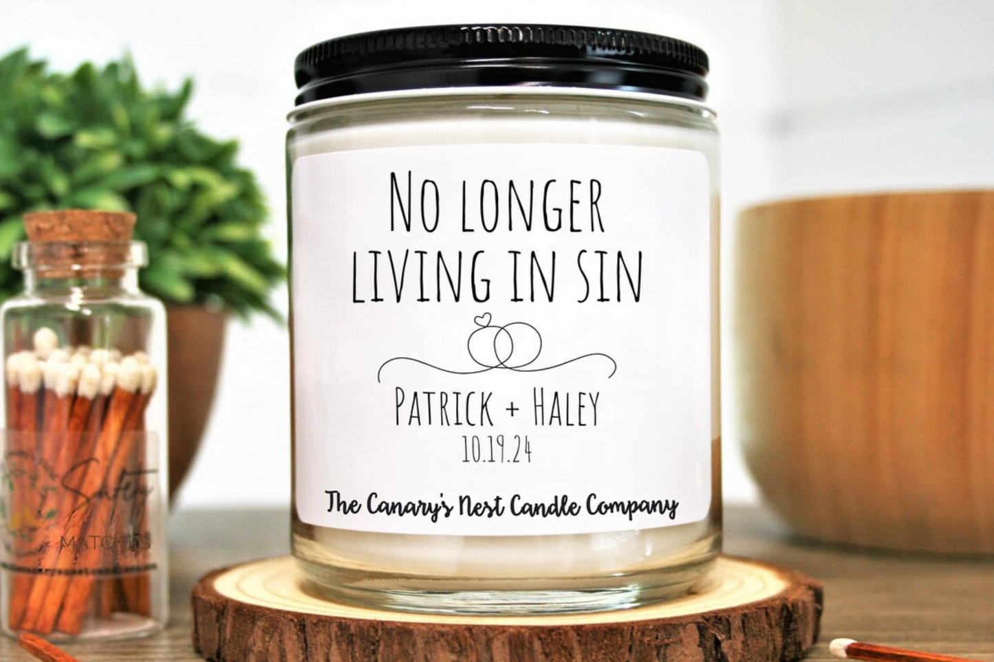 No Longer Living in Sin Candle