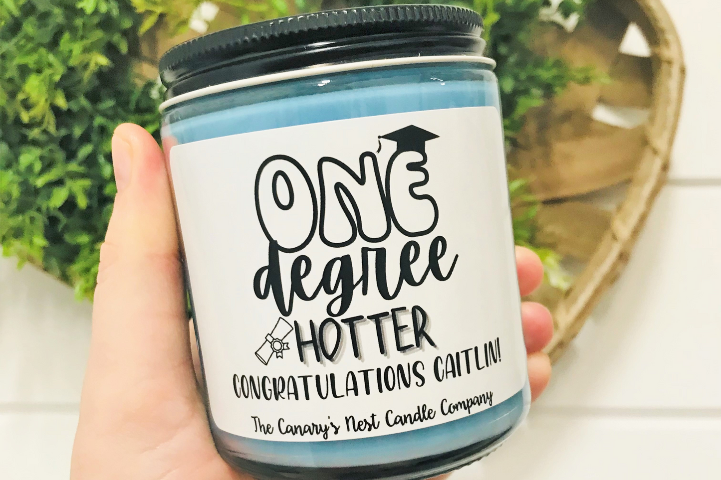 One Degree Hotter Candle, Choose Your Scent/Size