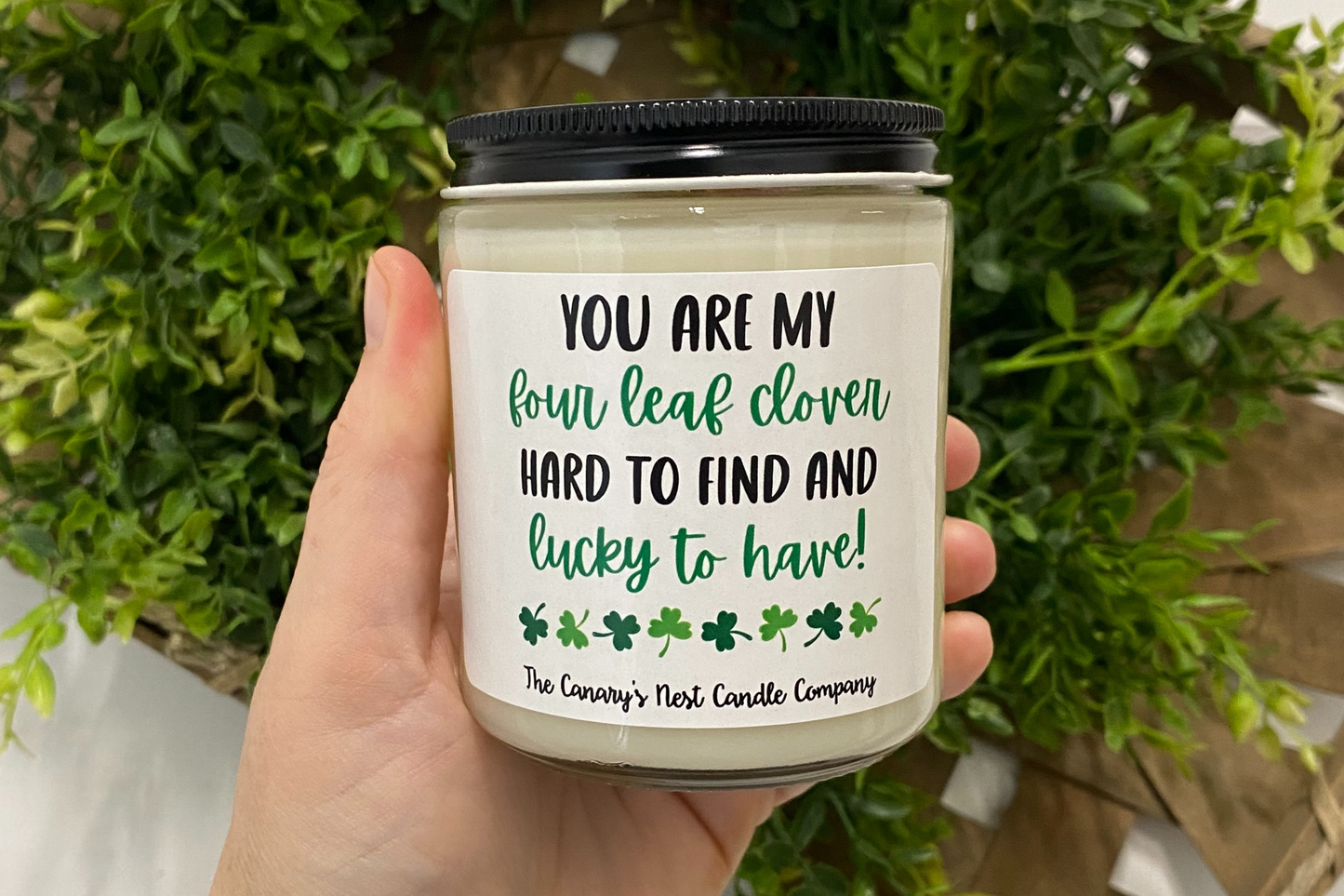 St. Patrick's Day Candle