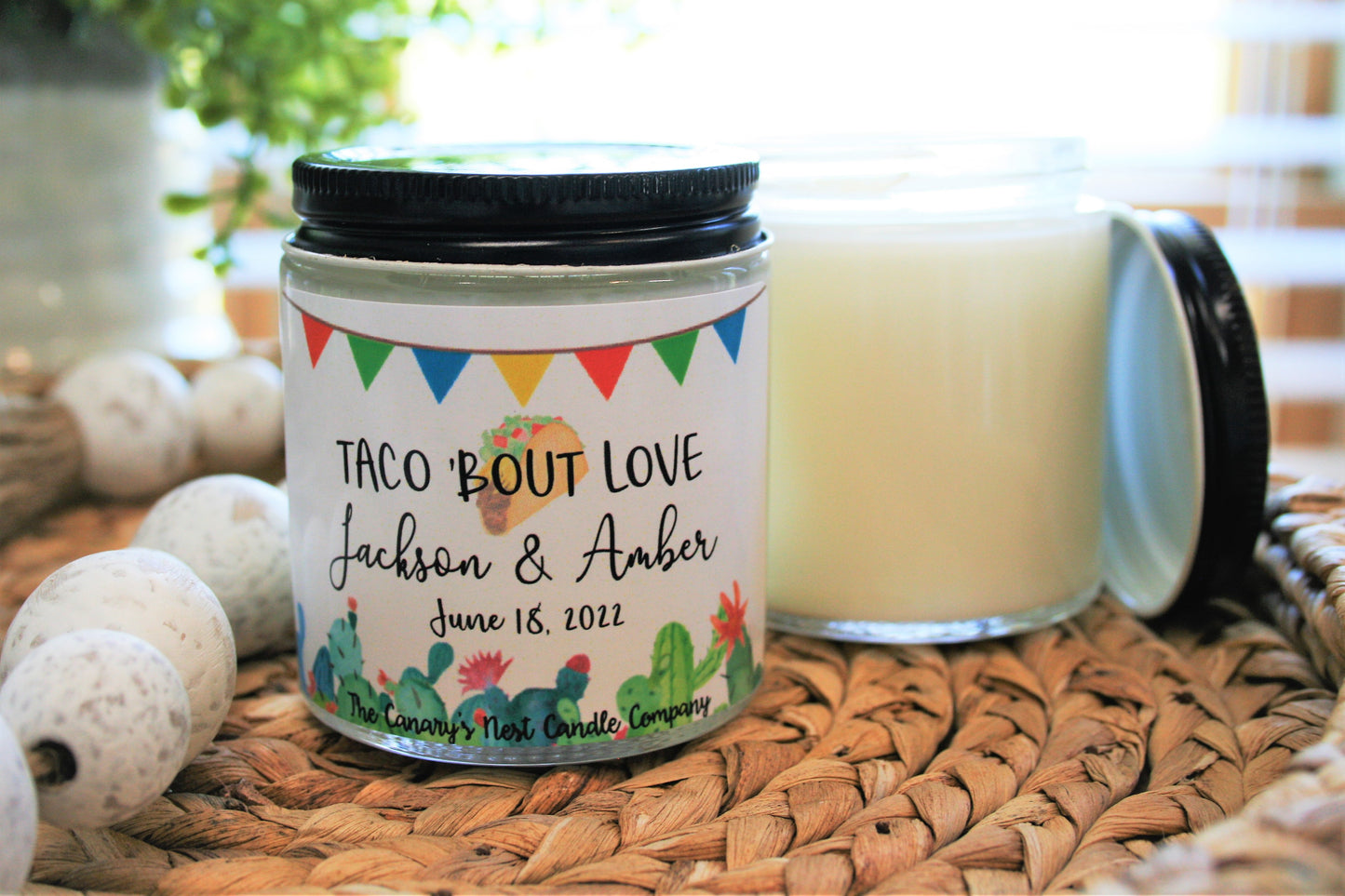Personalized Bridesmaid Proposal Candles