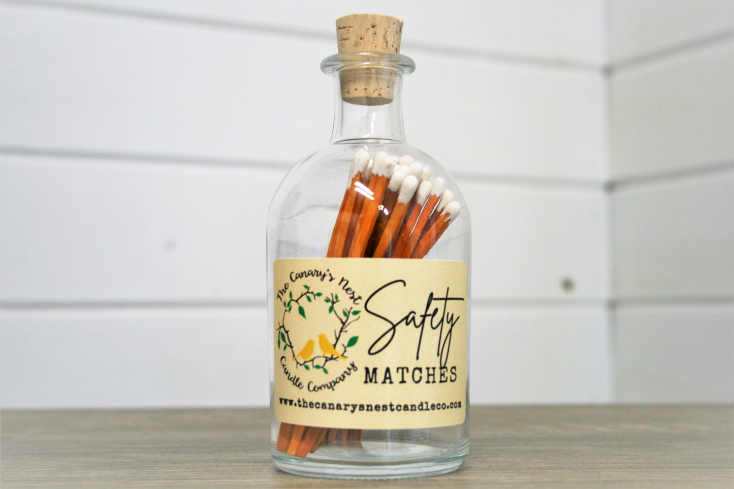 Jumbo Sienna & White Safety Matches