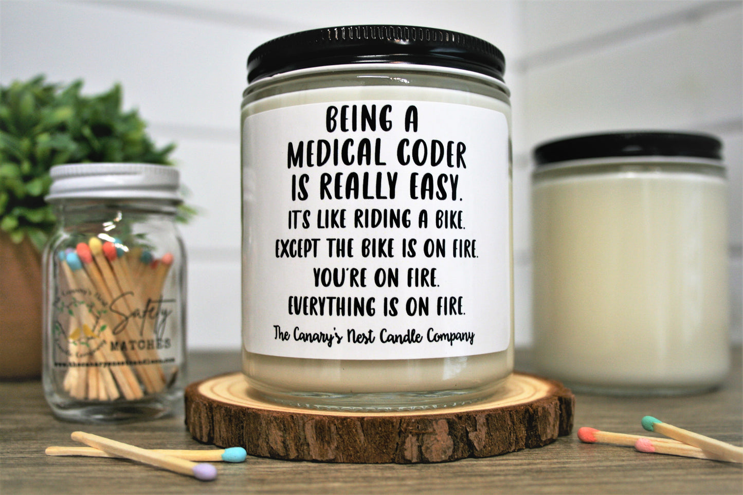 Medical Coder Soy Candle, Choose Your Scent/Size