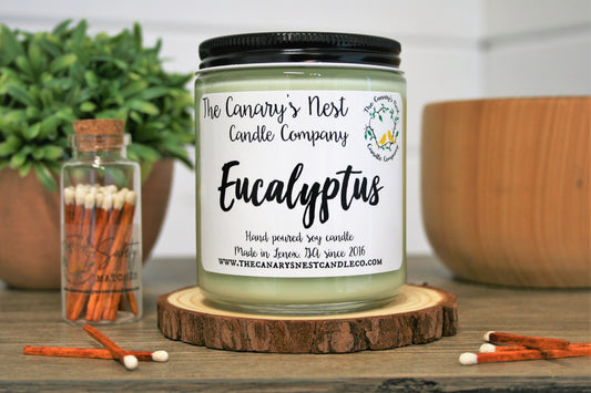 Eucalyptus Scented Soy Candle