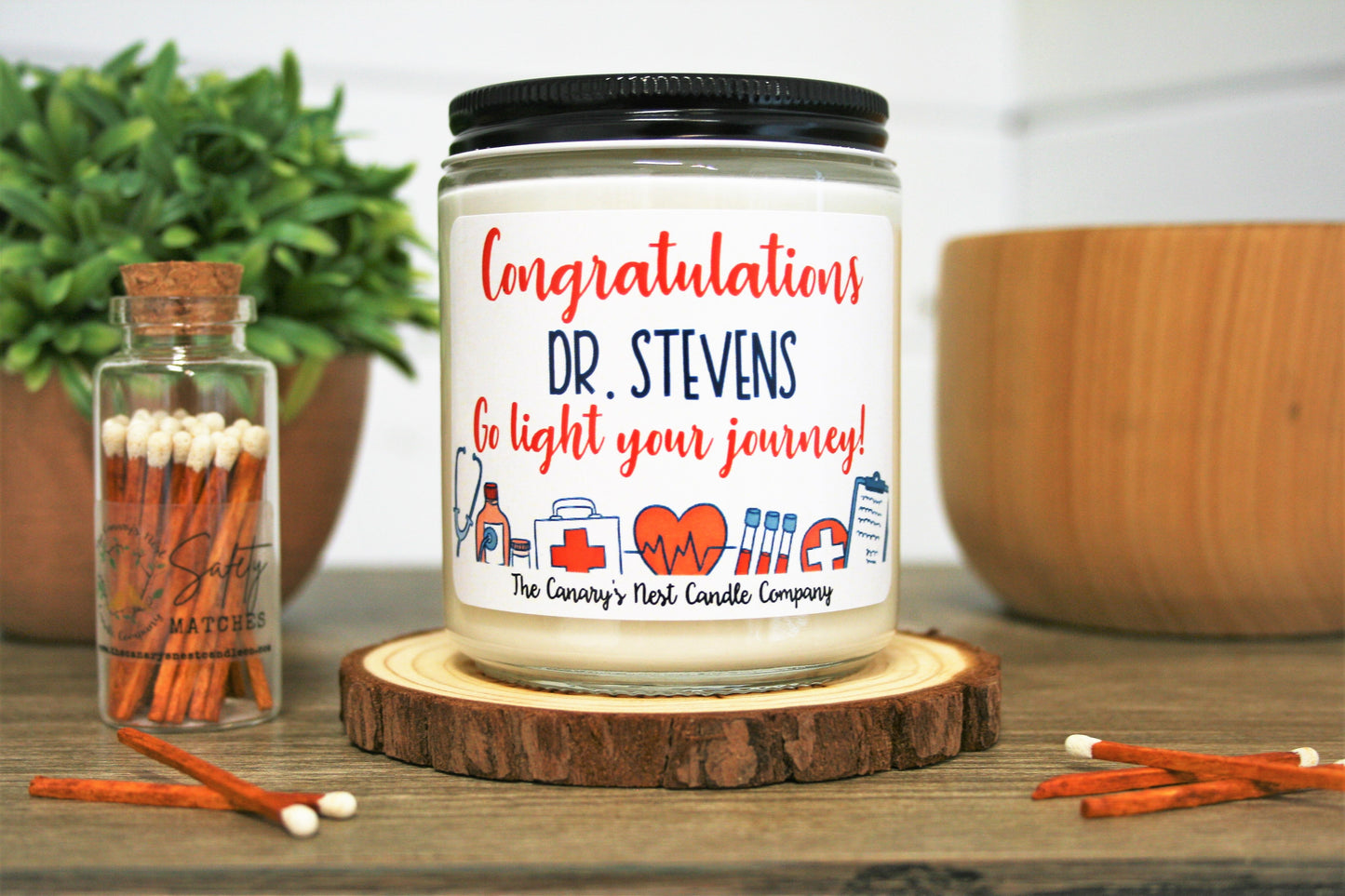 Match Day Candle, Choose Your Scent/Size