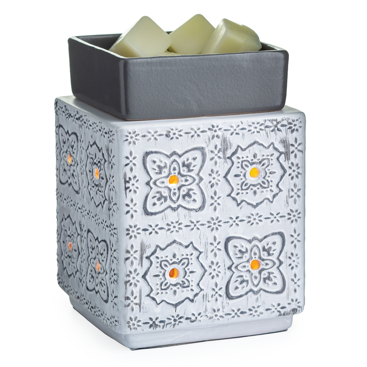 White Weathered Wood Wax Warmer