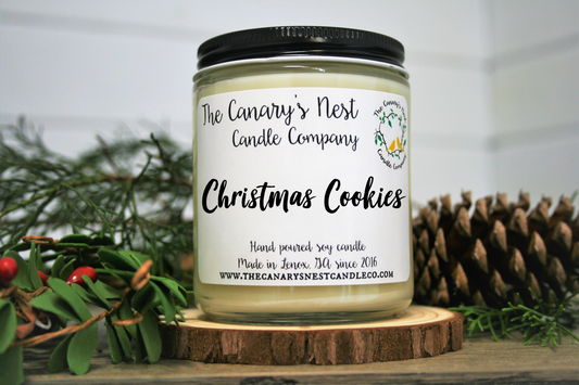 Christmas Cookies Scented Soy Candle, Choose Your Size