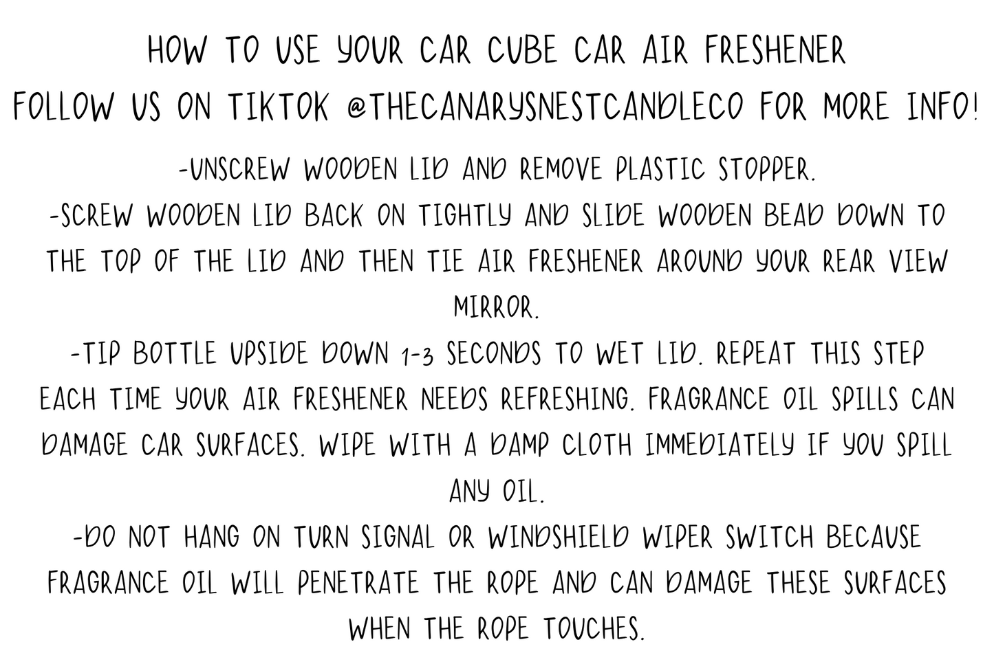 Car Cube Car Air Freshener