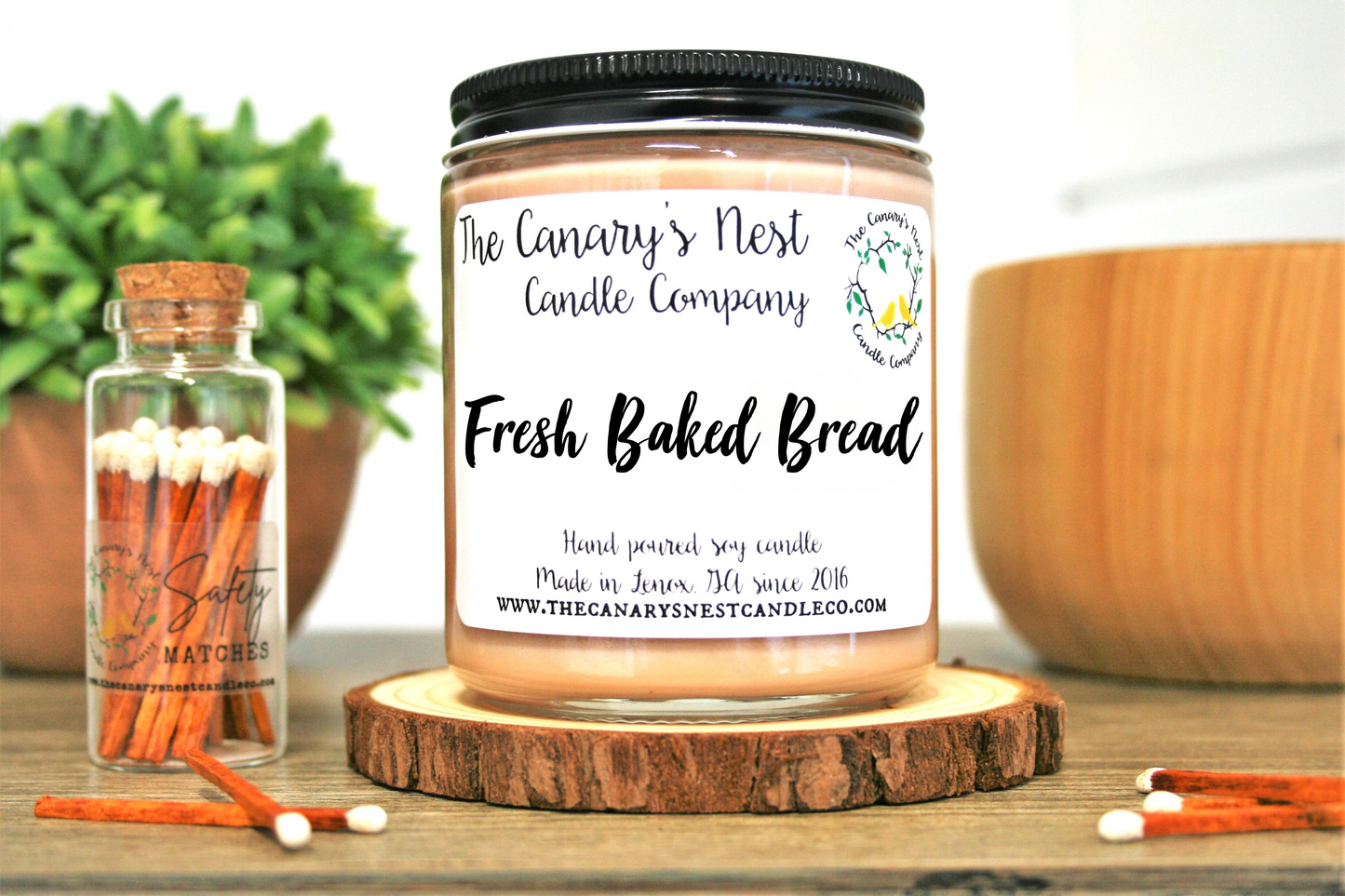Fresh Baked Bread Scented Soy Candle