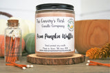 Pecan Pumpkin Waffles Scented Soy Candle, Choose Your Size