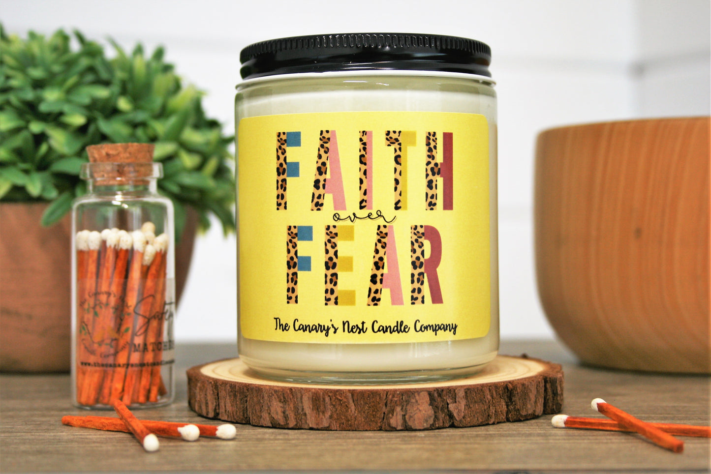 Faith over Fear Candle