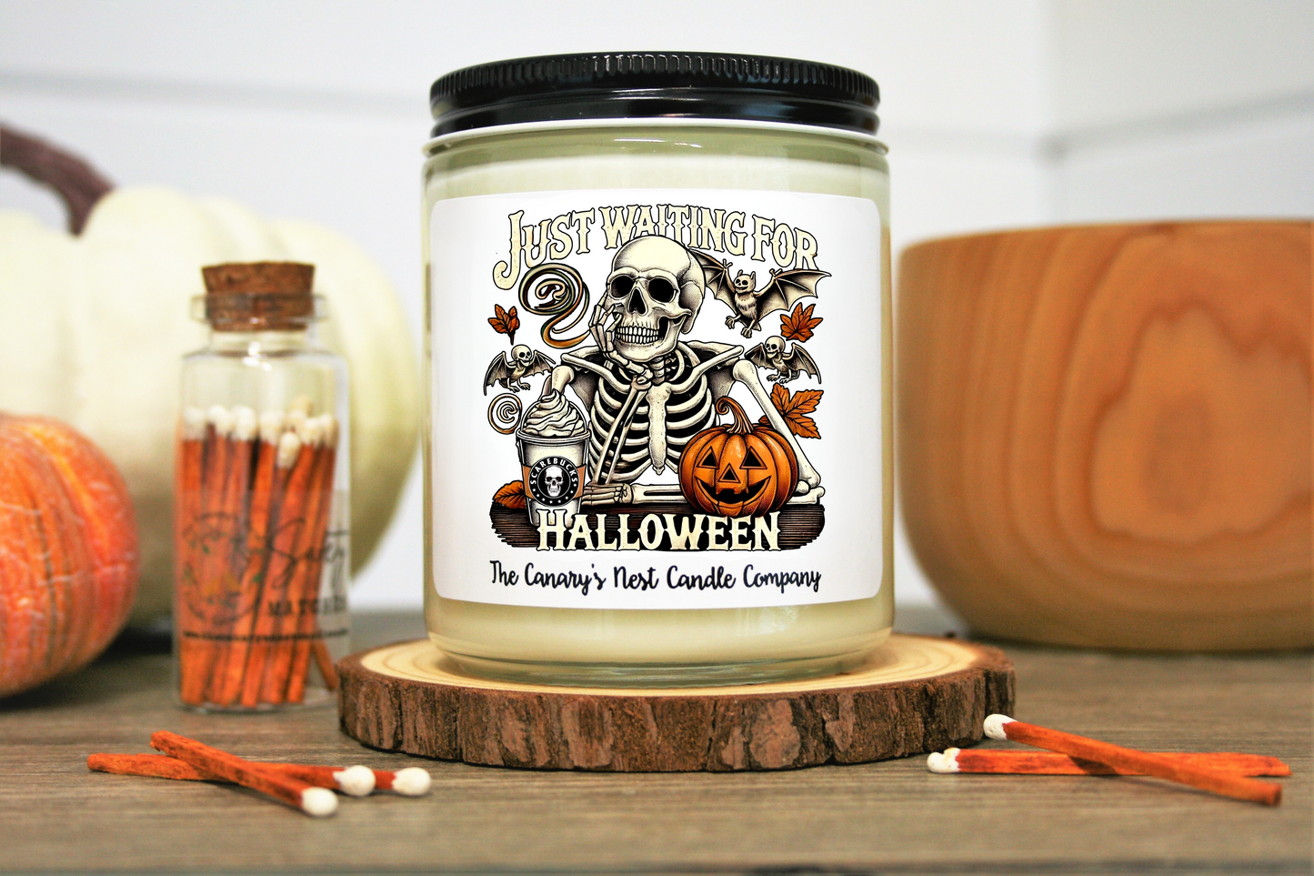 Just Waiting for Halloween Candle, Choose Your Scent