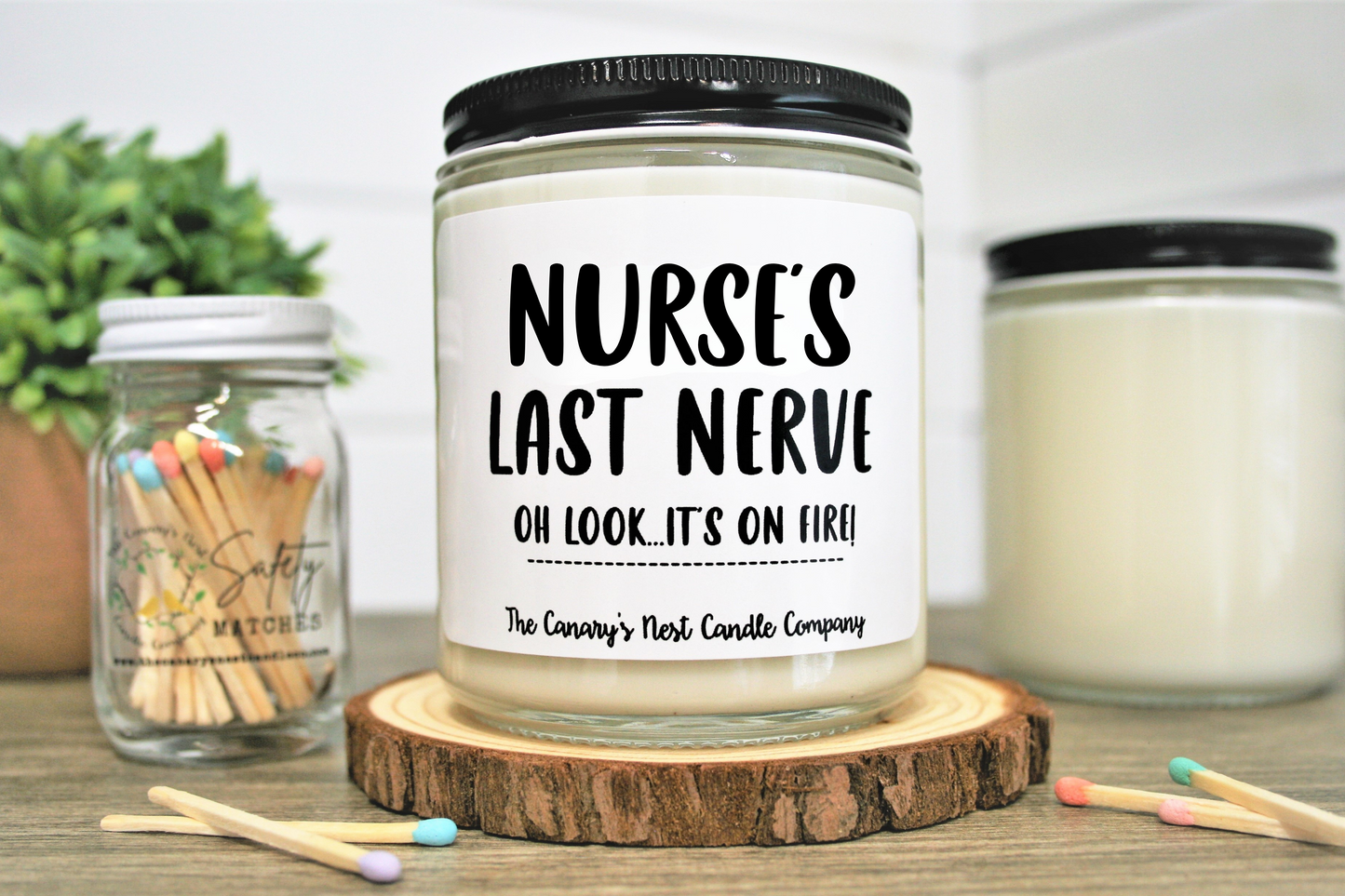 Nurse's Last Nerve Candle, Choose Your Scent/Size