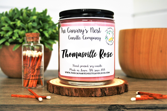 Thomasville Rose Scented Soy Candle