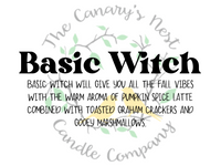 Basic Witch Scented Soy Candle