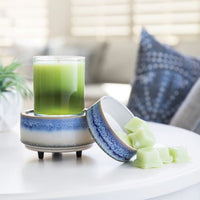 Blue and White Horizon 2-in-1 Wax/Candle Warmer