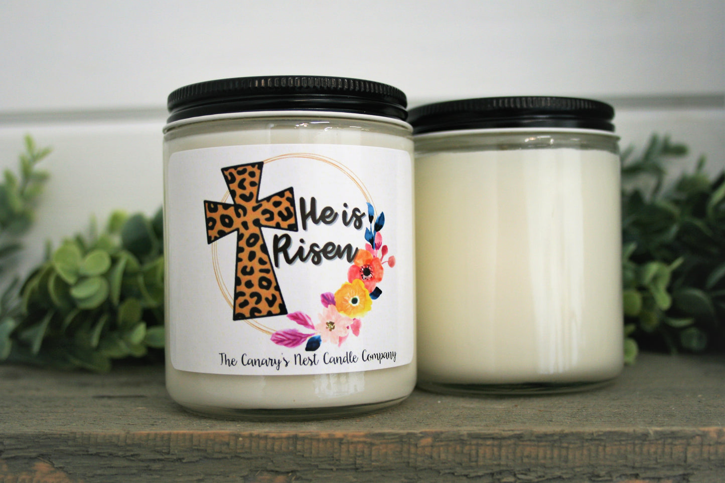 He is Risen Easter Candle, Soy Candle, Choose Your Scent/Size