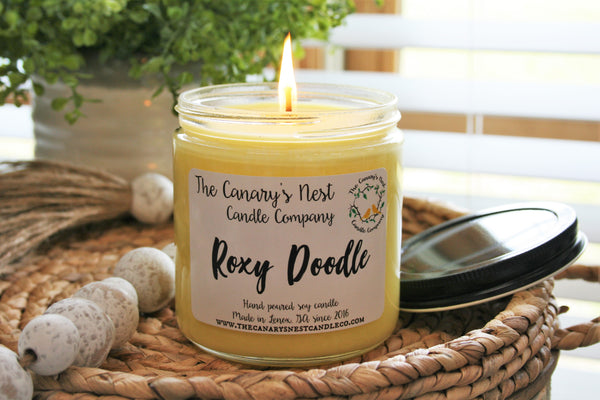 Roxy Doodle Scented Soy Candle