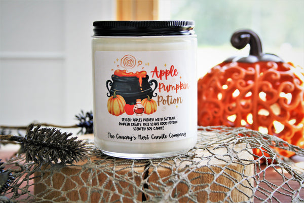 Apple Pumpkin Potion Scented Soy Candle