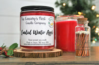 Candied Winter Apple Scented Soy Candle, Choose Your Size