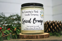 Spiced Orange Scented Soy Candle, Choose Your Size