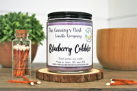Blueberry Cobbler Scented Soy Candle
