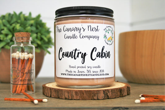 Country Cabin Scented Soy Candle
