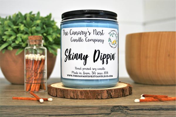 Skinny Dippin' Scented Soy Candle