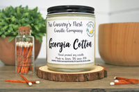 Georgia Cotton Scented Soy Candle