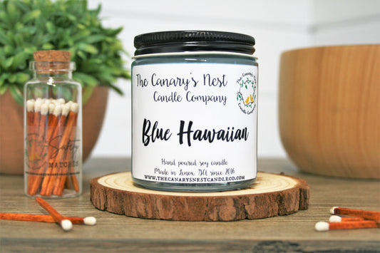 Blue Hawaiian Scented Soy Candle