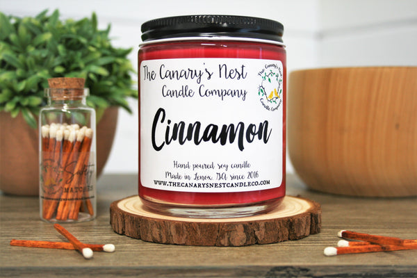 Cinnamon Scented Soy Candle