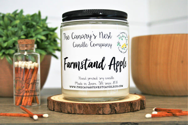 Farmstand Apple Scented Soy Candle