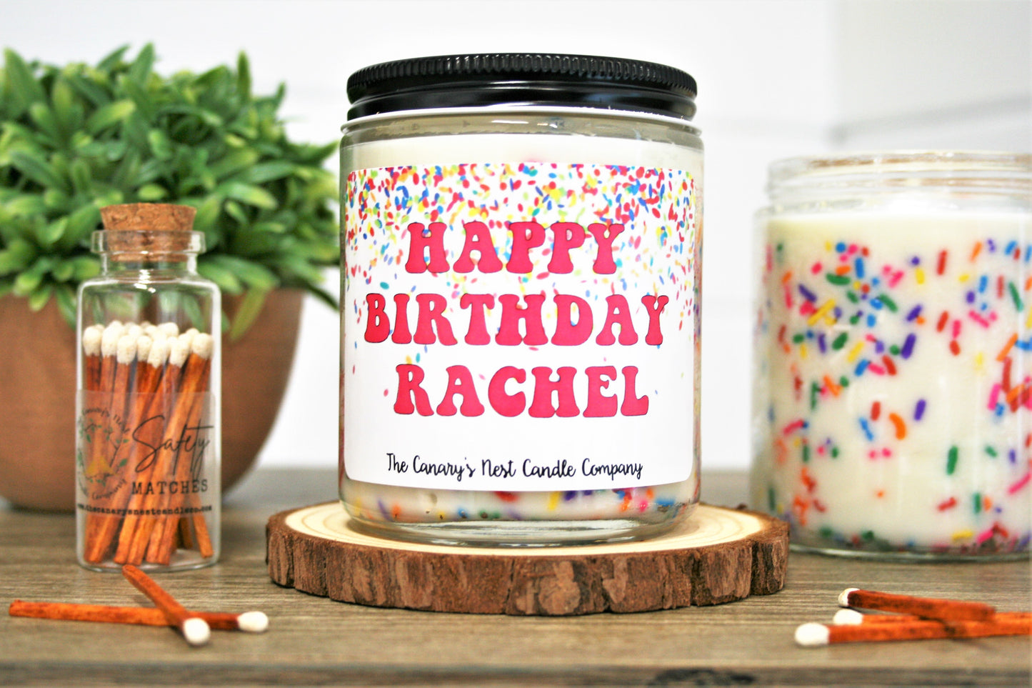 Birthday Cake Scented Soy Candle