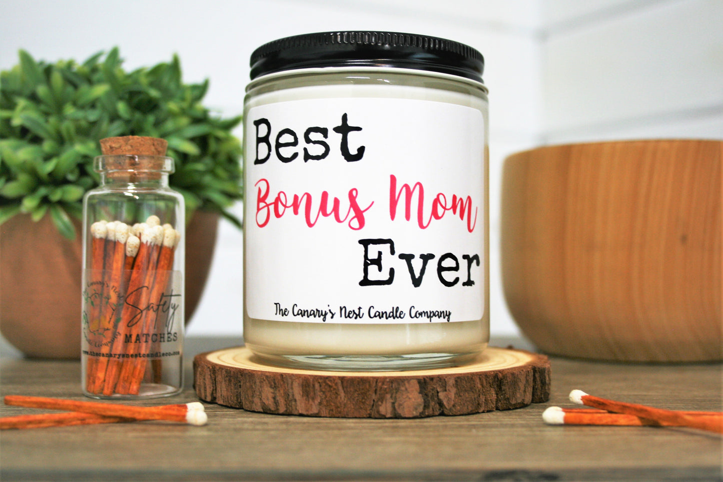 Best Bonus Mom Ever Candle, Choose Your Scent
