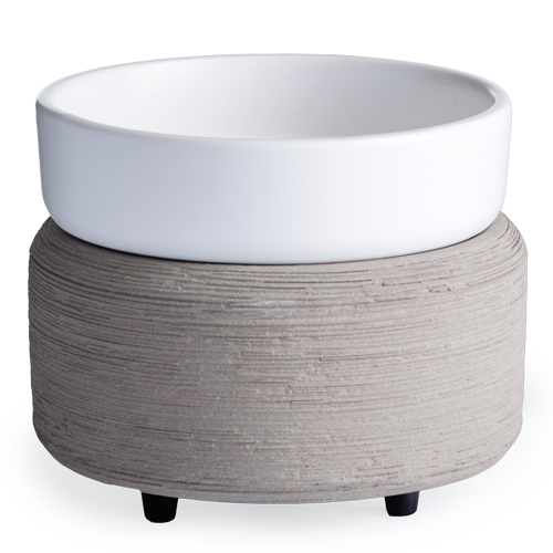 Gray Texture 2-in-1 Wax/Candle Warmer