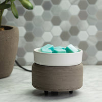 Gray Texture 2-in-1 Wax/Candle Warmer