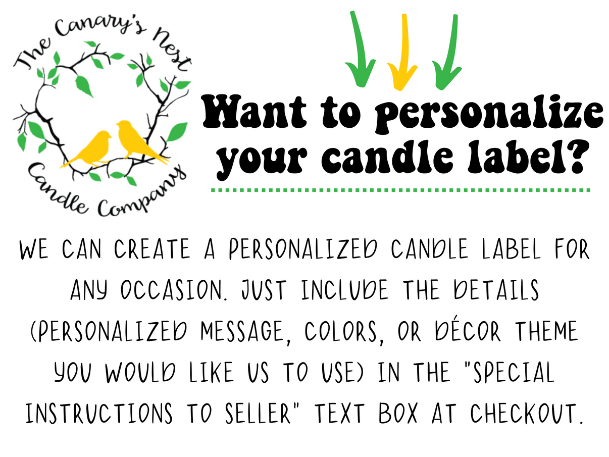 Birthday Cake Scented Soy Candle The Canary's Nest Candle Company