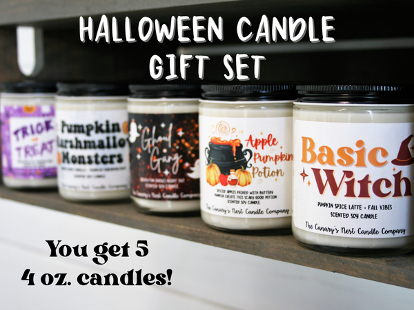 4 oz. Halloween Candle Gift Set (Set of 5 Candles)