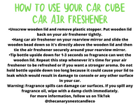 Faith over Fear Car Cube Car Air Freshener